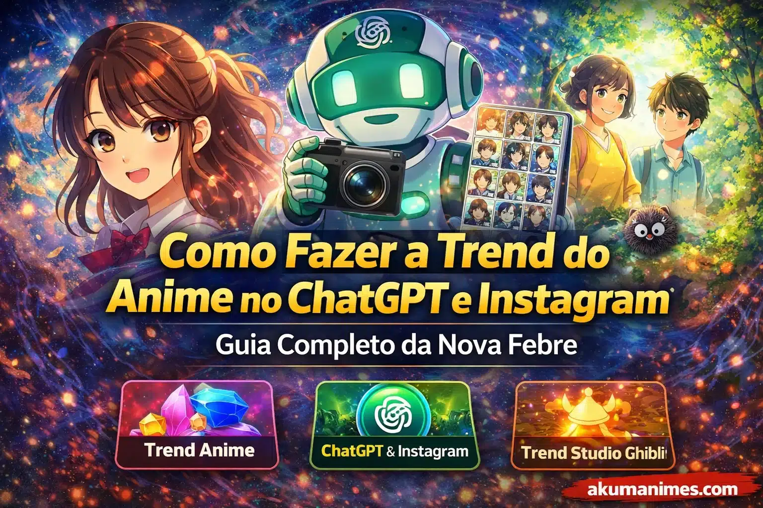 Como Fazer a Trend do Anime no ChatGPT e Instagram