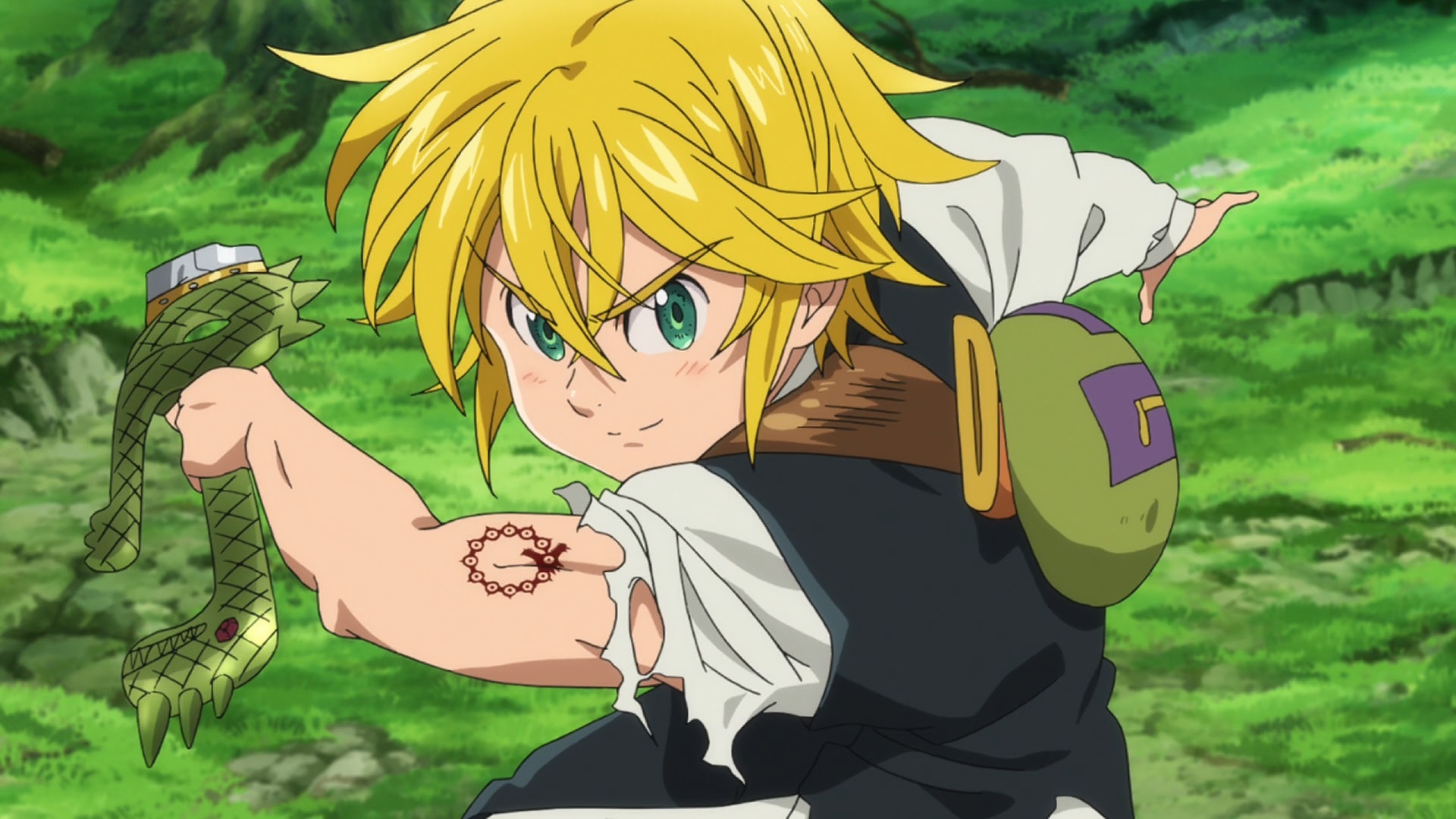 Nanatsu no Taizai – Episódio 01 – O Pecado Da Furia, O Dragão Meliodas Aparece!