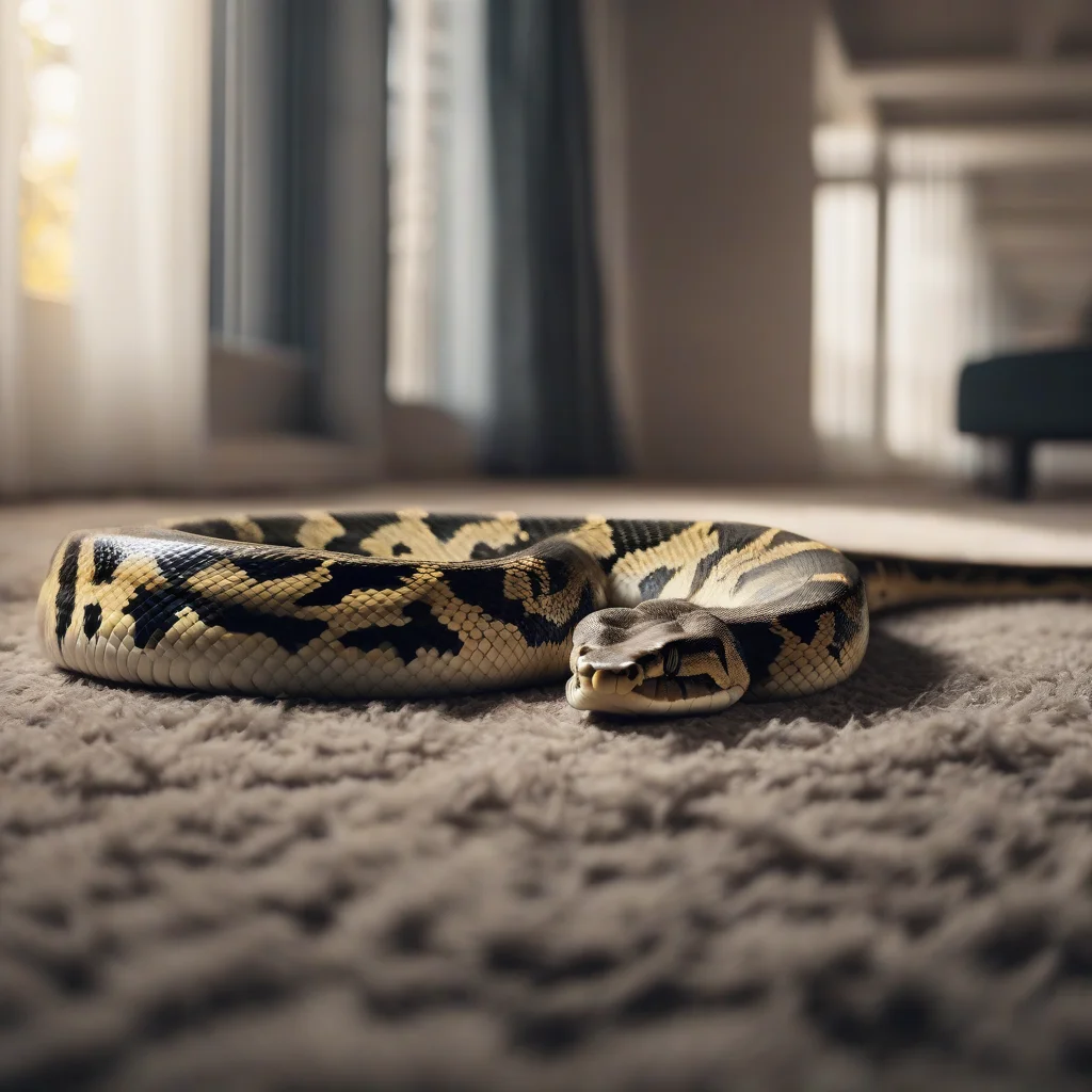 Carpet Python and Huntsman Indoors